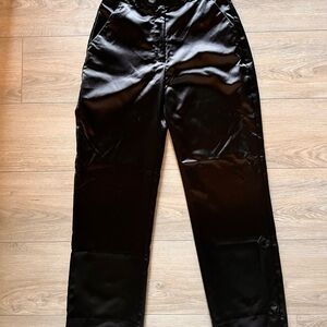 Abercrombie & Fitch Women’s Shiny Black Dress Pants